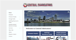 Desktop Screenshot of centralfabricators.com