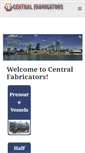 Mobile Screenshot of centralfabricators.com
